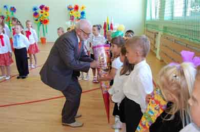 Burmistrz Krapkowic wrcza "tyty"